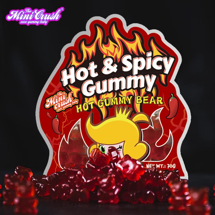 MiniCrush Spicy Gummy Bear Candy